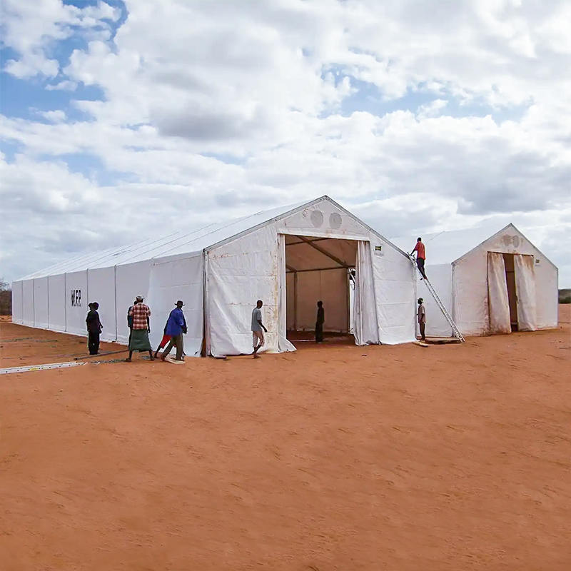 Огнестойкое УФ-защищенное складское помещение (MSU) 10×24 м по стандартам IFRC/ICRC/WFP/IOM