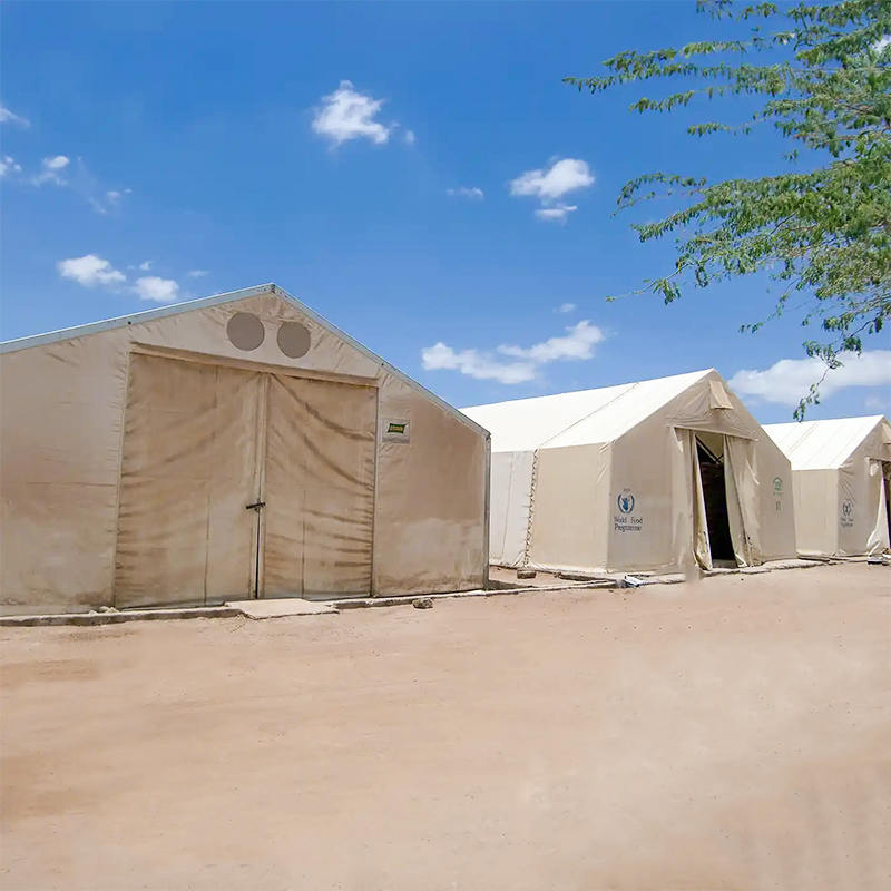 Огнестойкое УФ-защищенное складское помещение (MSU) 10×24 м по стандартам IFRC/ICRC/WFP/IOM