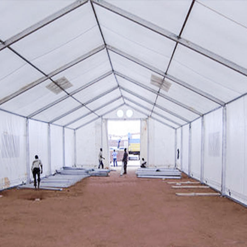 Огнестойкое УФ-защищенное складское помещение (MSU) 10×24 м по стандартам IFRC/ICRC/WFP/IOM