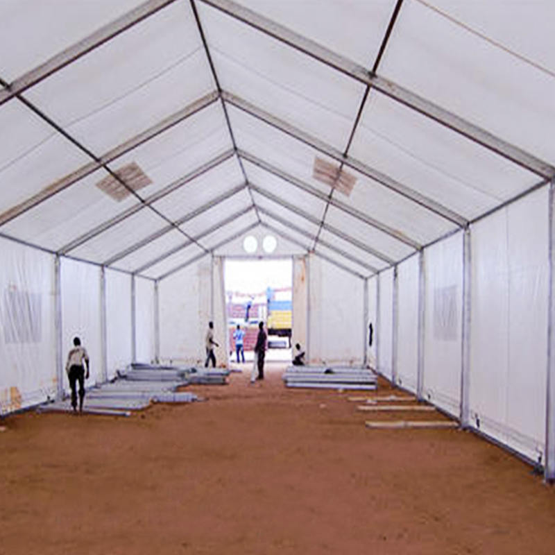 Прочное гибкое складское помещение (MSU) 10×32 м по стандартам IFRC/ICRC/WFP/IOM