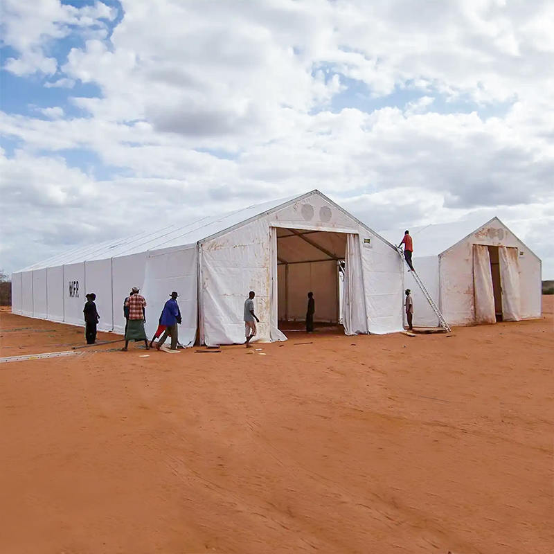 Прочное гибкое складское помещение (MSU) 10×32 м по стандартам IFRC/ICRC/WFP/IOM