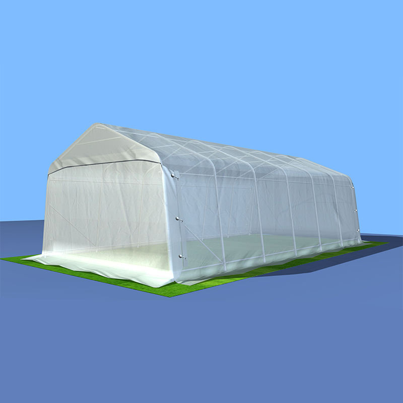 Серый ПВХ-навес 3.66×7.32 м (12'×24')