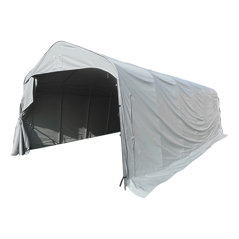 Серый ПВХ-навес 3.66×7.32 м (12'×24')