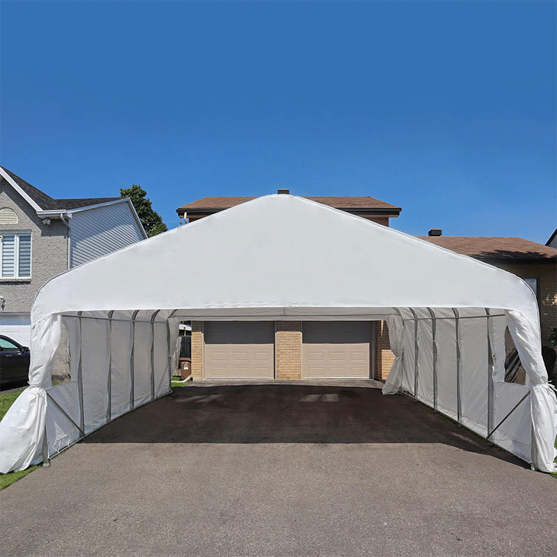 Двойной PE-гараж 6×6 м (20'×20')