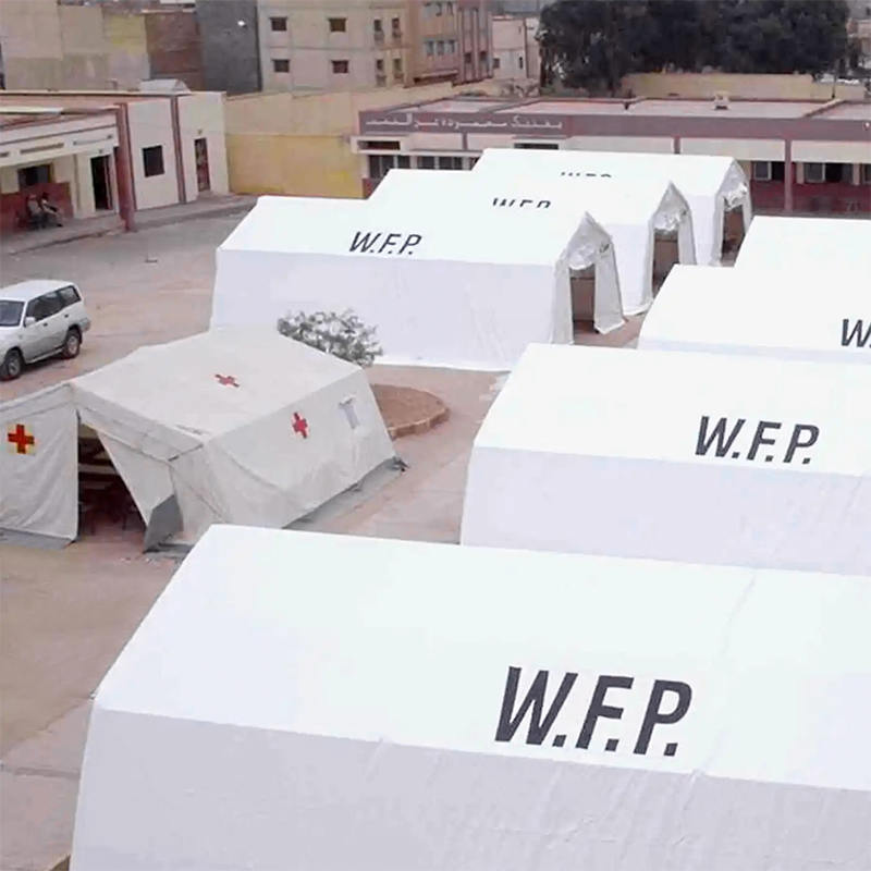 Огнестойкое УФ-защищенное складское помещение (MSU) 10×24 м по стандартам IFRC/ICRC/WFP/IOM