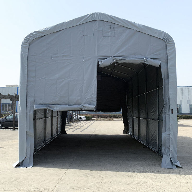 Гибкий складской тент 5×10 м (высота 4 м)