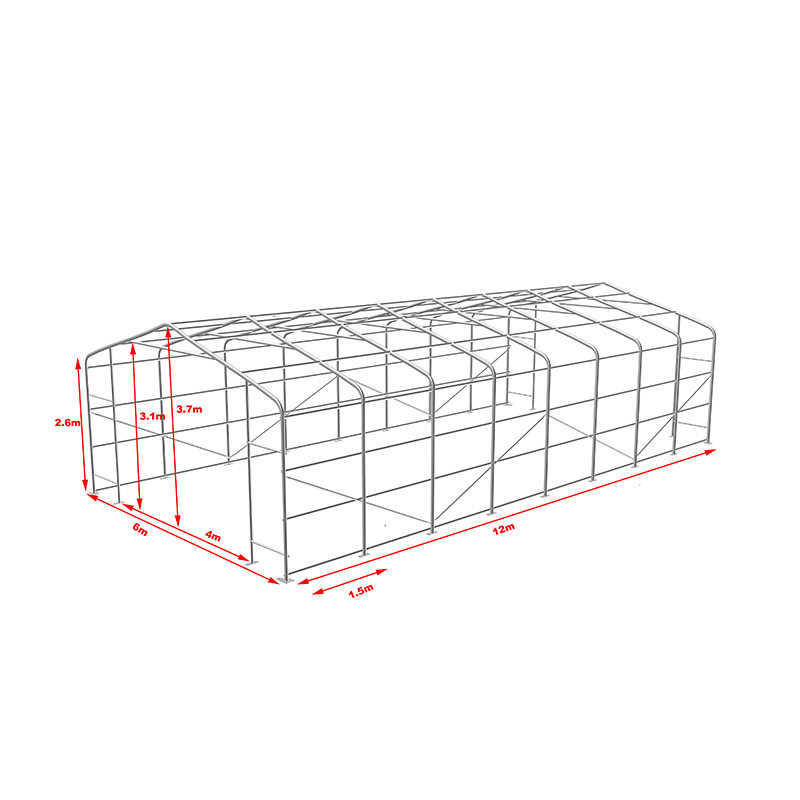 Промышленный термостойкий тент 6×12 м