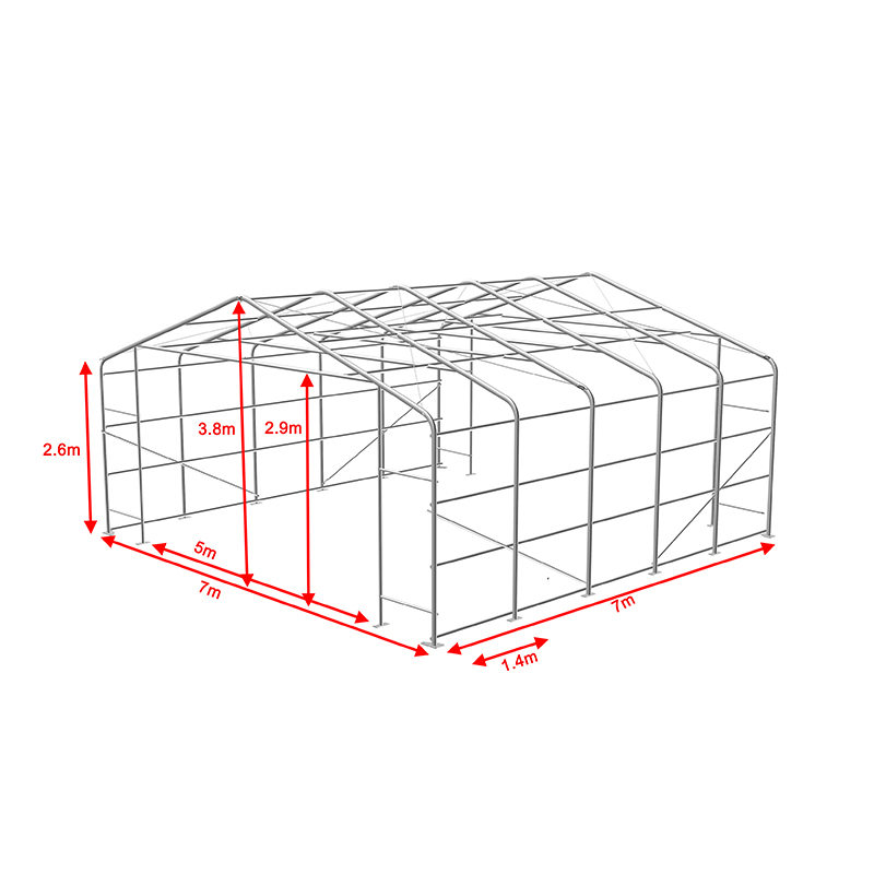 Коммерческий складской тент 7×7 м