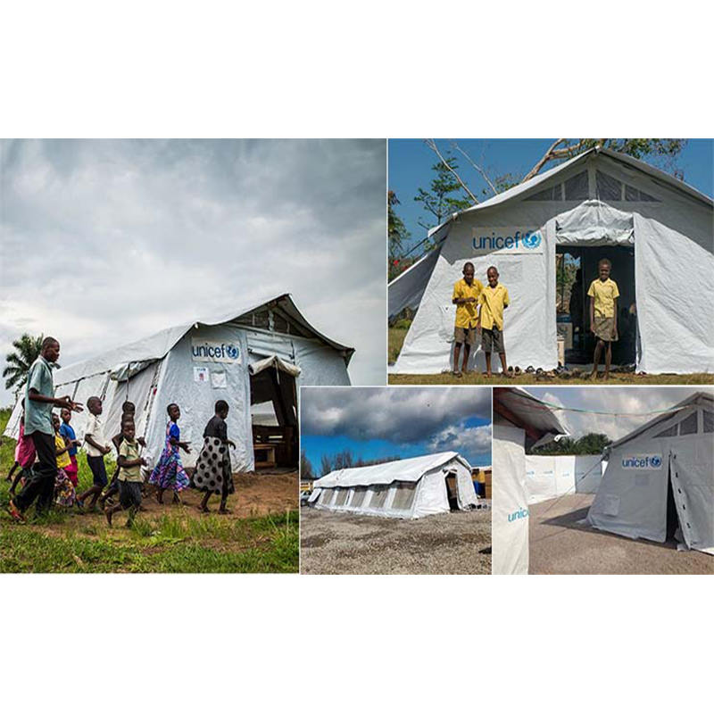 Универсальная хабо-палатка 24 м² с улучшенной вентиляцией по стандарту UNICEF
