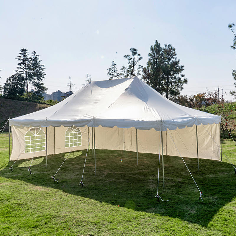 Белый ПВХ шатер 6×6 м (20'×20')
