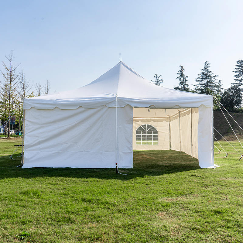 Белый ПВХ шатер 6×6 м (20'×20')