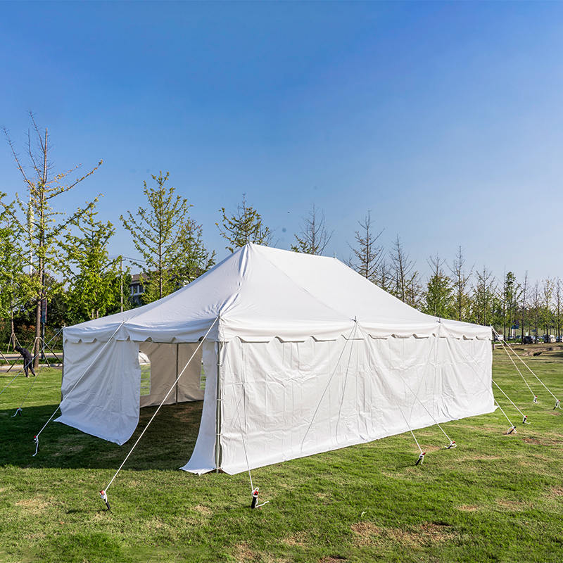Белый ПВХ шатер 6×6 м (20'×20')