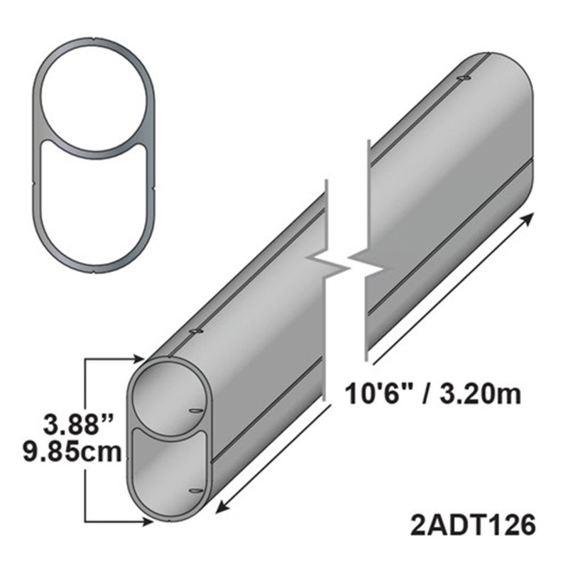 Двухтрубный секционный шатер 9×13.5 м (30'×45')