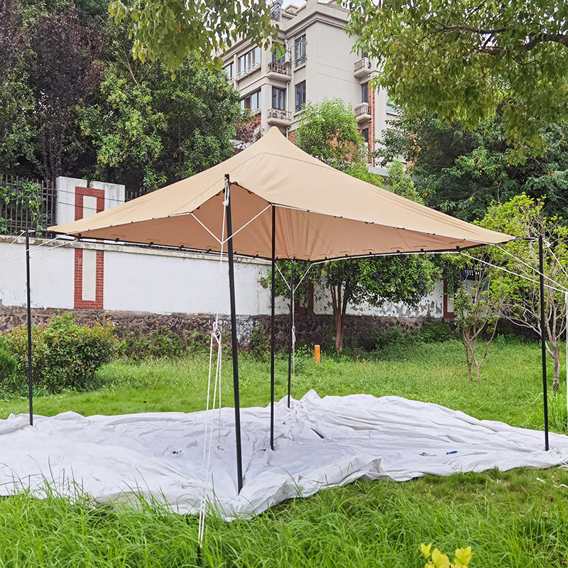Малый уличный растяжной тент 4,5×4,5 м