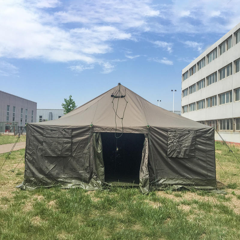 4,8×10,0 м Брезентовая военная палатка (излишки)